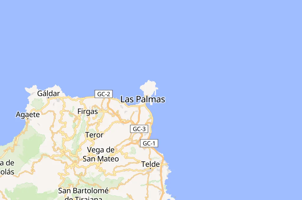 Port of Las Palmas Area Map Port of Las Palmas Area Map