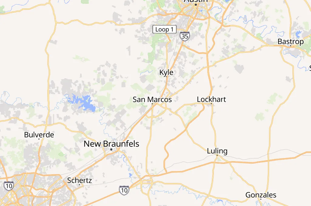 San Marcos Area Map San Marcos Area Map