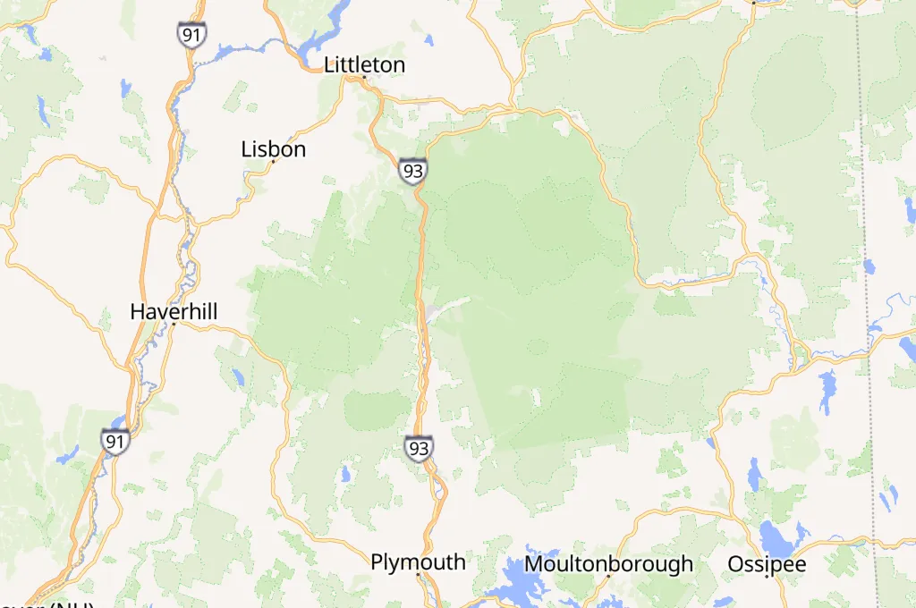 Loon Mountain Area Map Loon Mountain Area Map