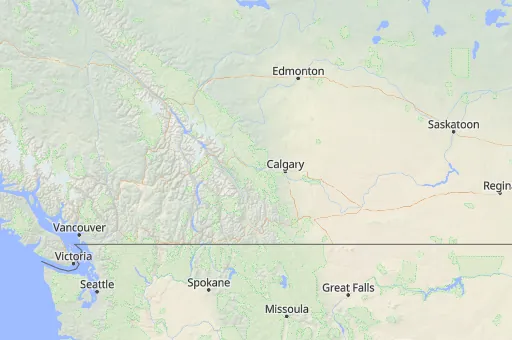 Map of Bighorn No. 8