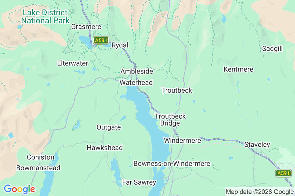 Low Wood Bay Area Map Low Wood Bay Area Map