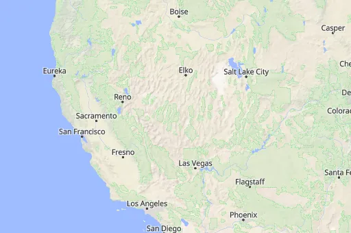 Map of Nevada