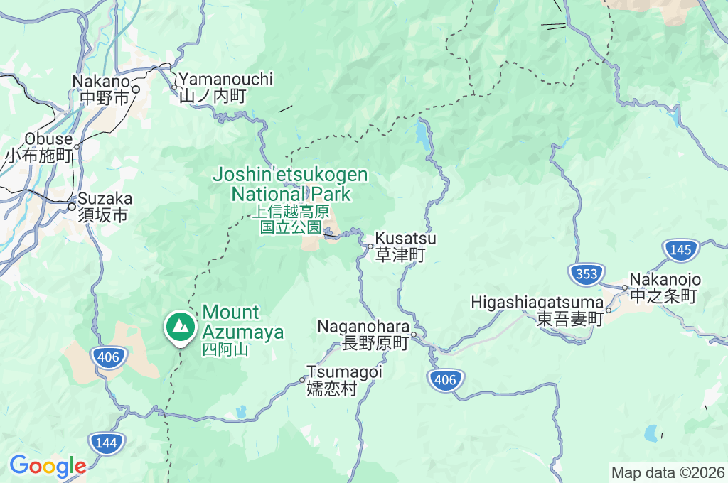 Sainokawara Park Area Map