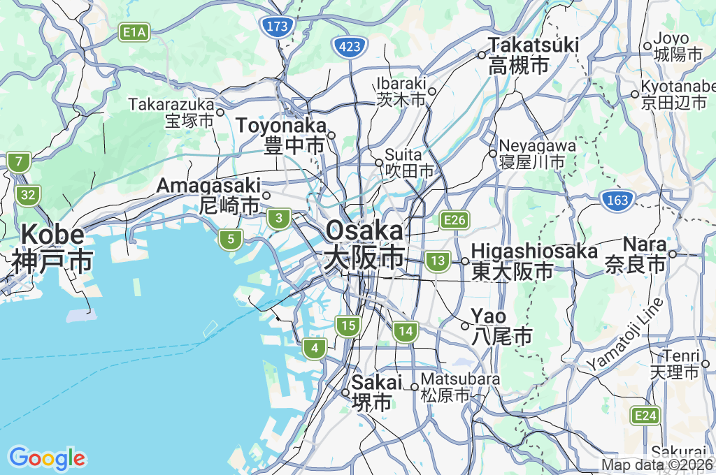Kitashinchi Hondori Area Map Kitashinchi Hondori Area Map