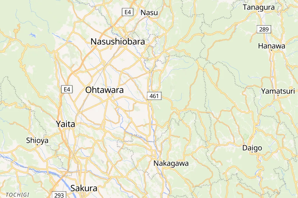 Naka River Area Map Naka River Area Map