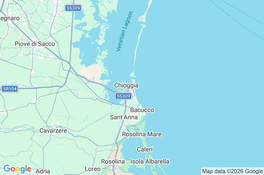 Sottomarina Area Map