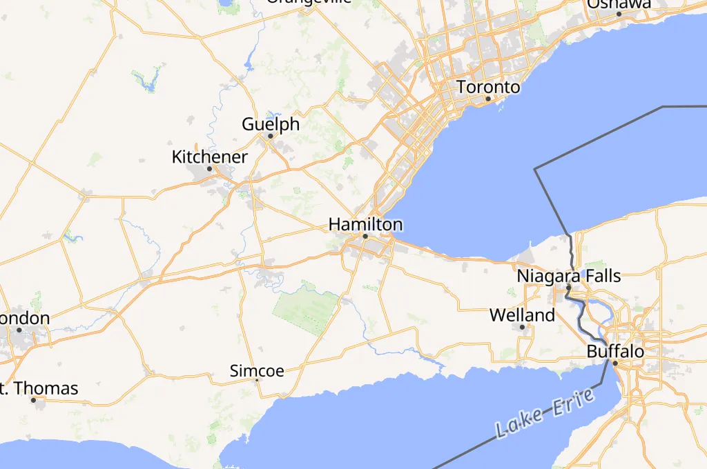 McMaster University Area Map McMaster University Area Map