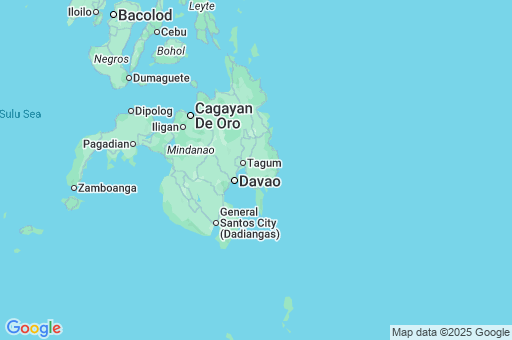 Map of Davao Region
