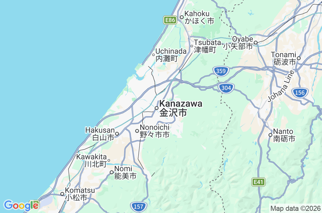 Kenrokuen Area Map Kenrokuen Area Map