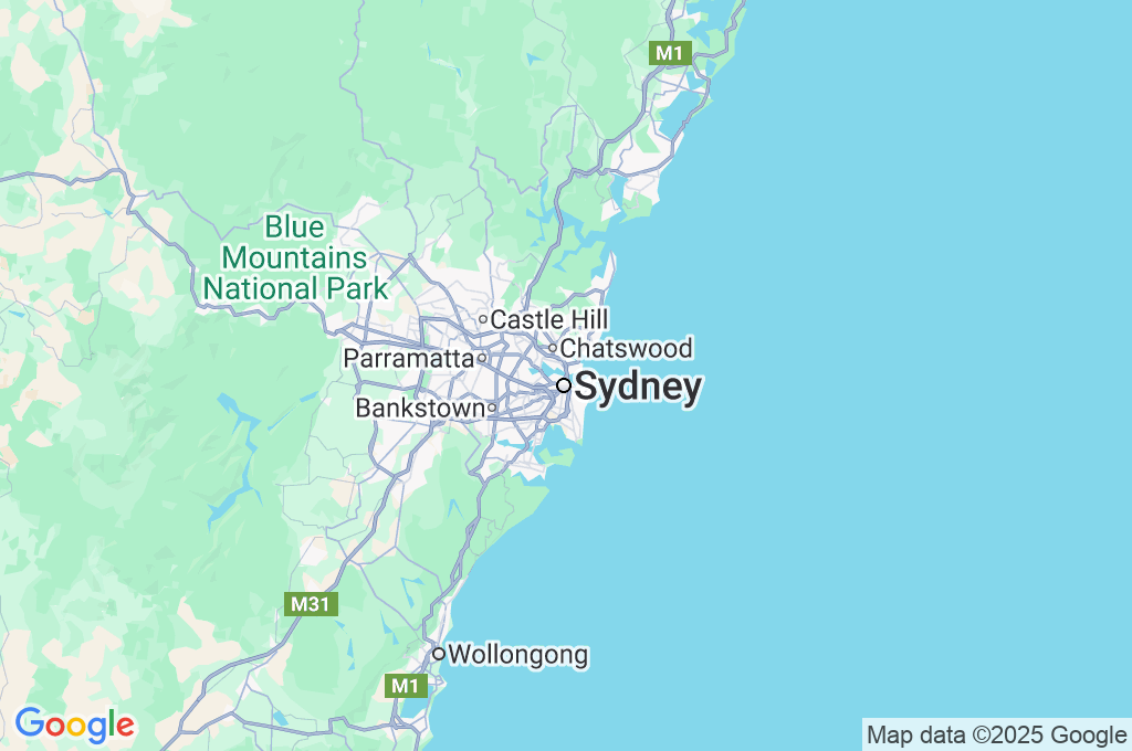 Sydney Harbour Bridge Area Map