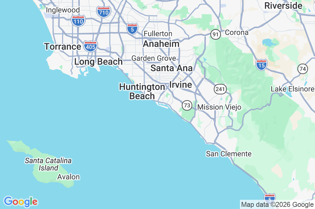 Blackie's Beach Area Map