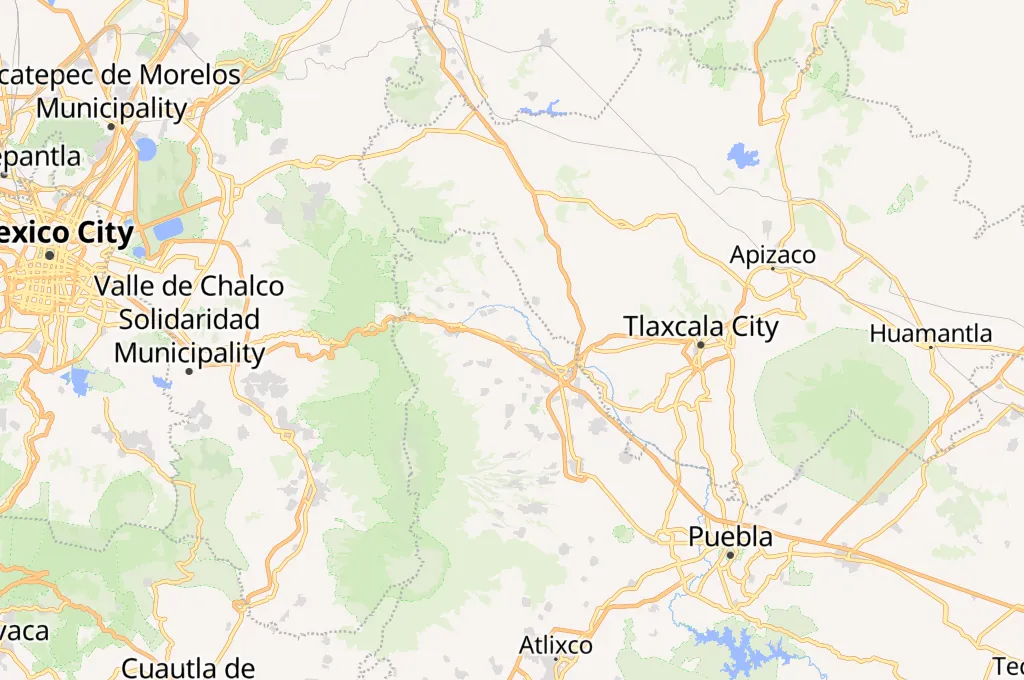 San Matías Tlalancaleca Area Map