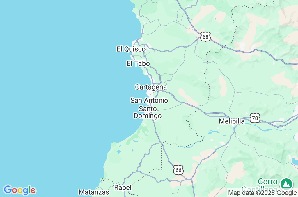 Barros Luco Area Map