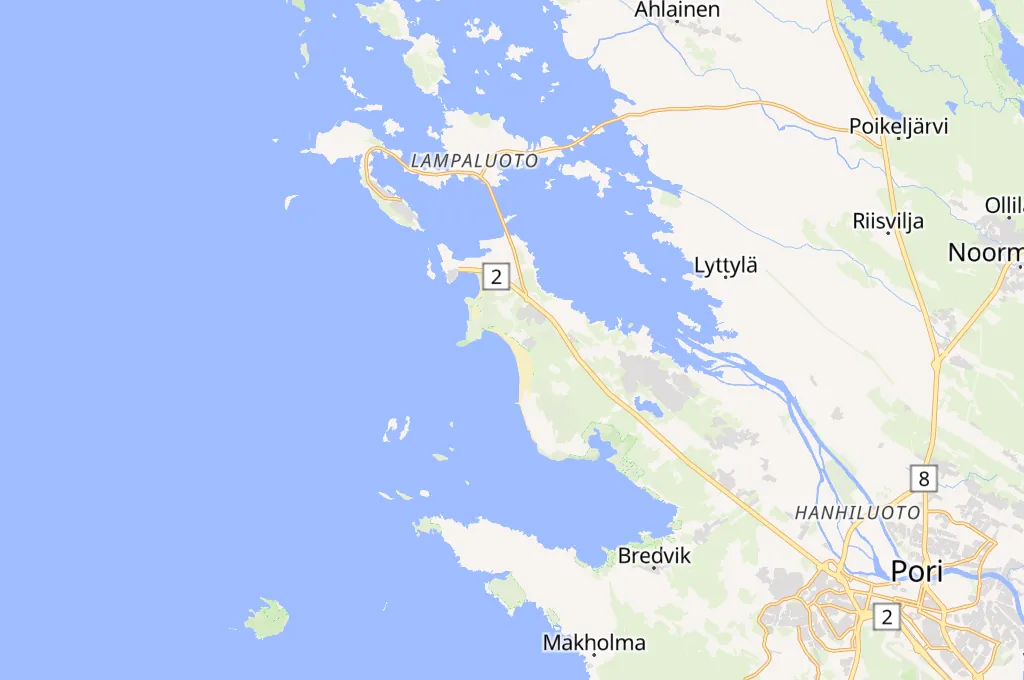 Yyteri Beach Area Map