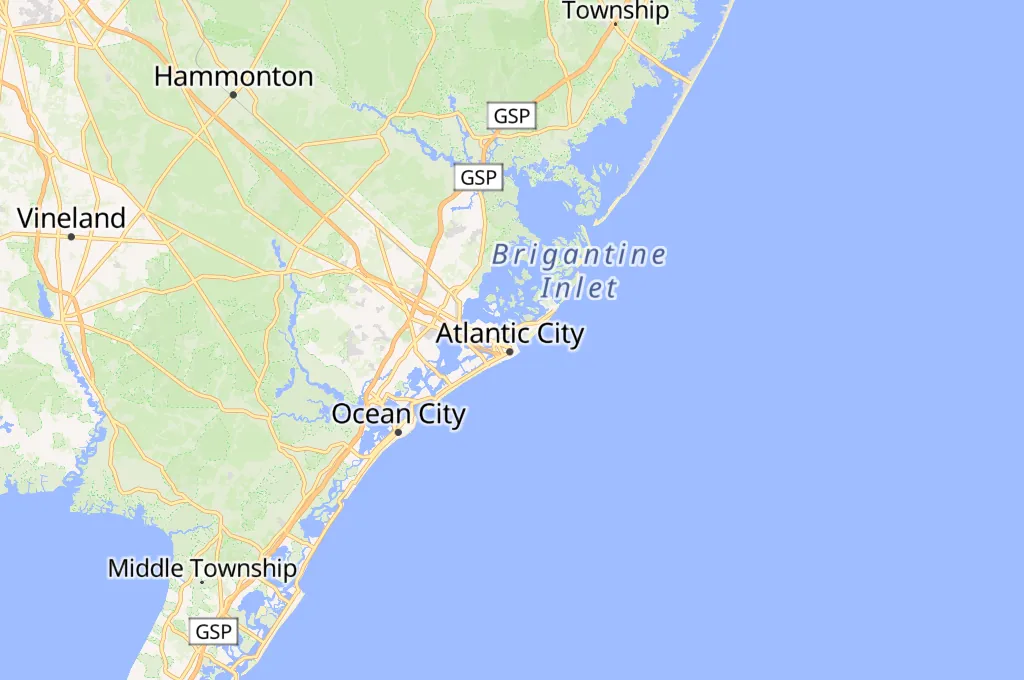 Atlantic City Aquarium Area Map