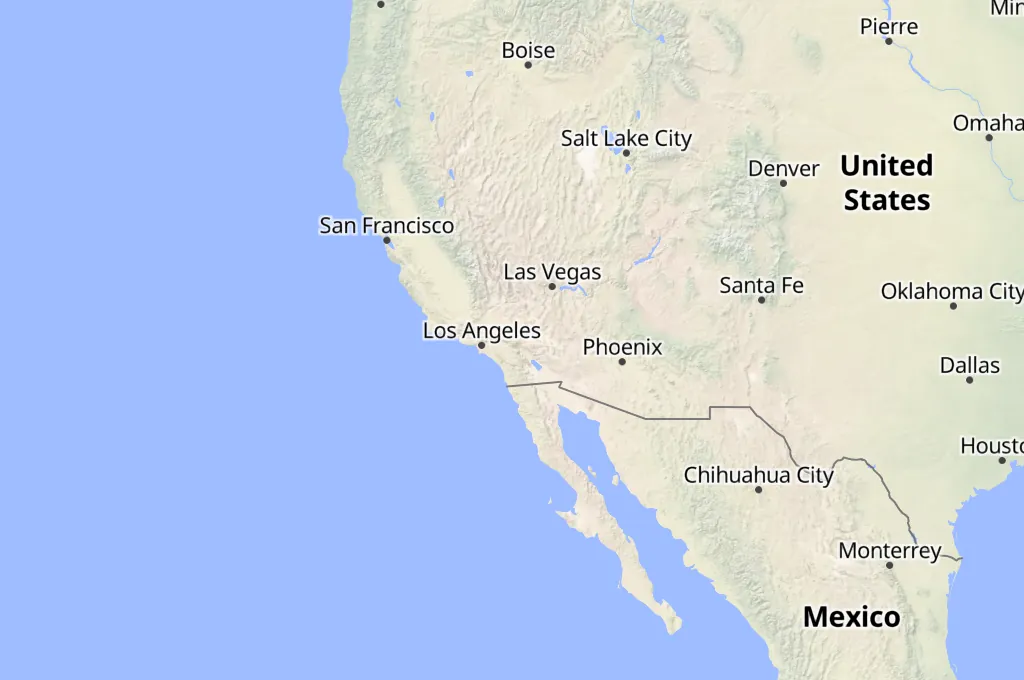 Big Bear Lake Area Map