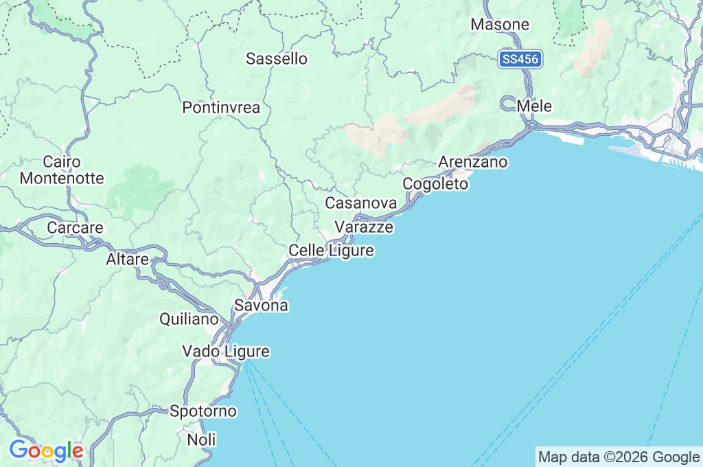Marina di Varazze Area Map Marina di Varazze Area Map
