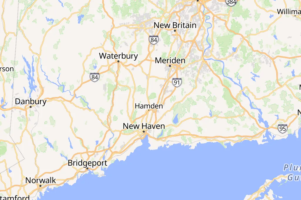 Quinnipiac University Area Map