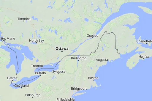 Map of Montréal
