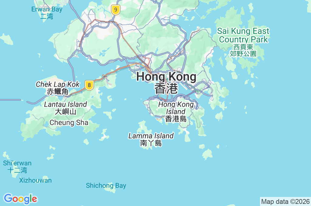 Victoria Peak Area Map