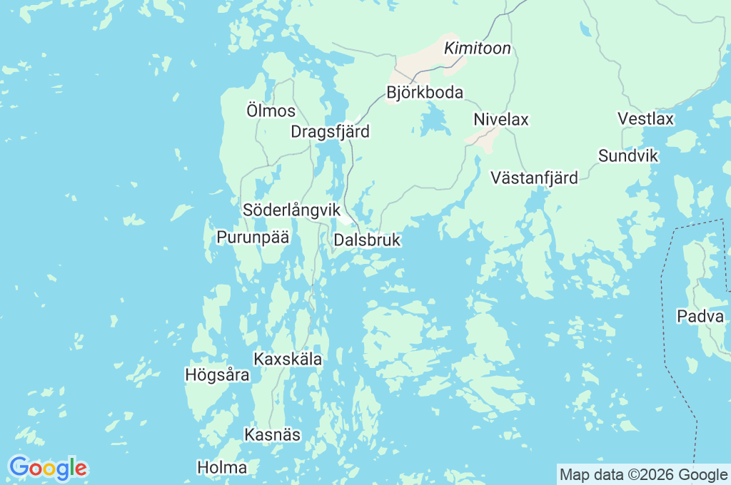 Dalsbruk Area Map Dalsbruk Area Map