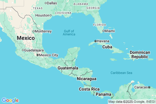 Map of Quintana Roo