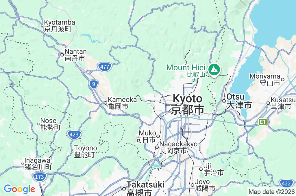 Seiryoji Temple Area Map Seiryoji Temple Area Map