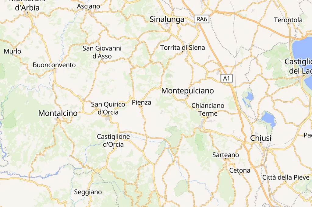 Podere Il Casale Area Map Podere Il Casale Area Map