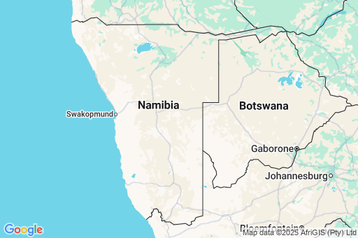 Map of Namibia
