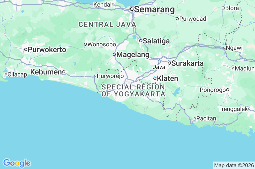 Alun-Alun Kidul Area Map Alun-Alun Kidul Area Map