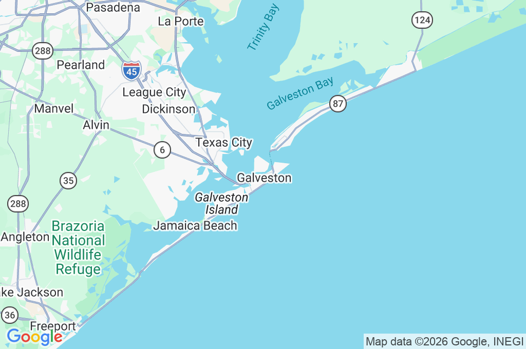 Port of Galveston Cruise Terminal Area Map
