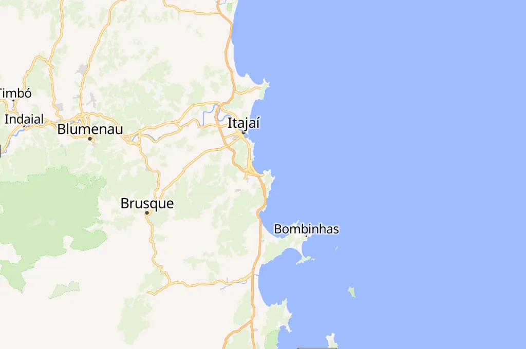 Barra Sul Area Map Barra Sul Area Map