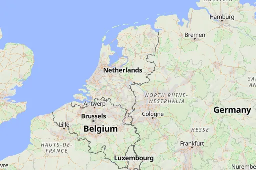 Map of Gelderland