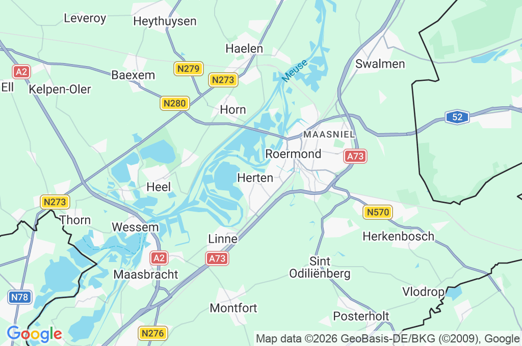 Roermond City Marina Area Map Roermond City Marina Area Map