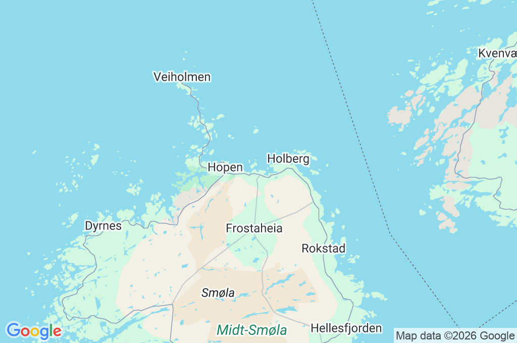 Smøla Havfiskesenter Area Map