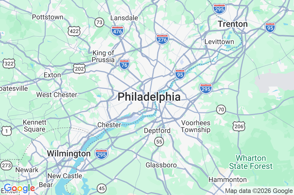 Rittenhouse Square Area Map