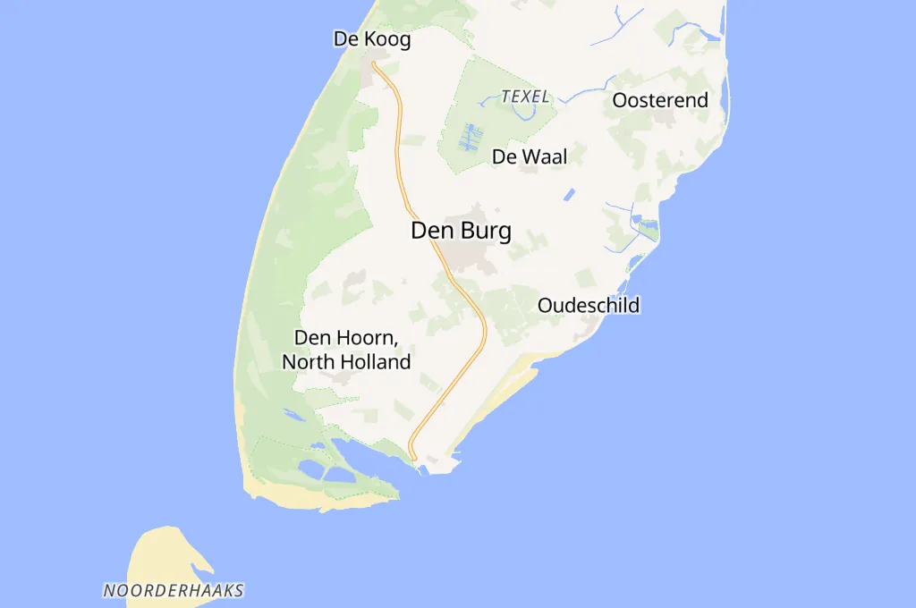Texel Sheep Farm Area Map