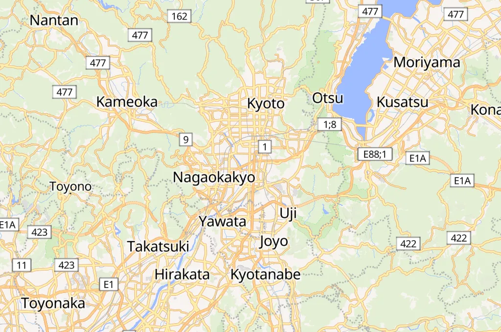Jonangu Shrine Area Map