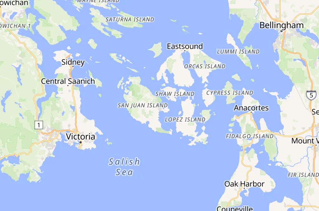 Port of Friday Harbor Area Map