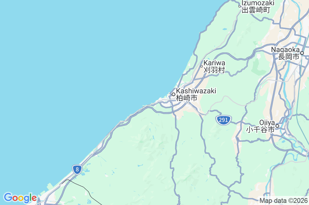 Kujiranami Coast Area Map
