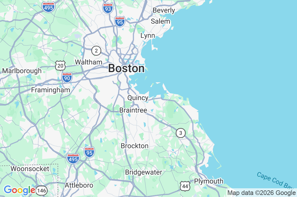 Weymouth Fore River Area Map
