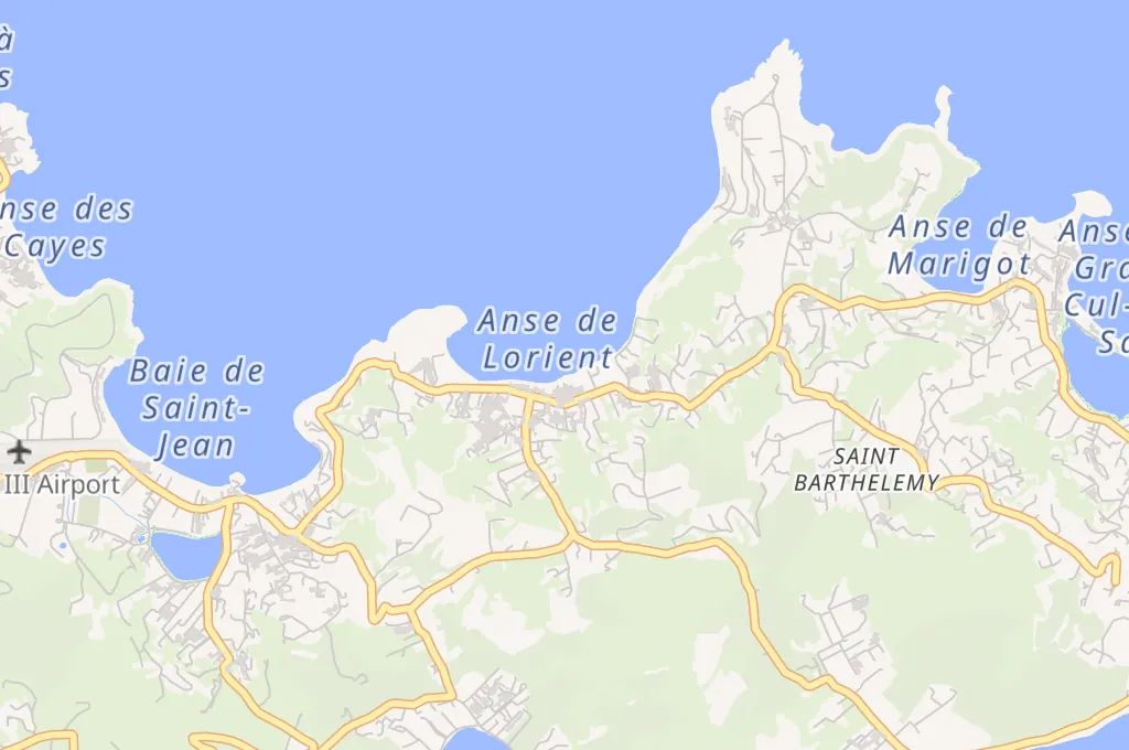 Lorient Area Map Lorient Area Map