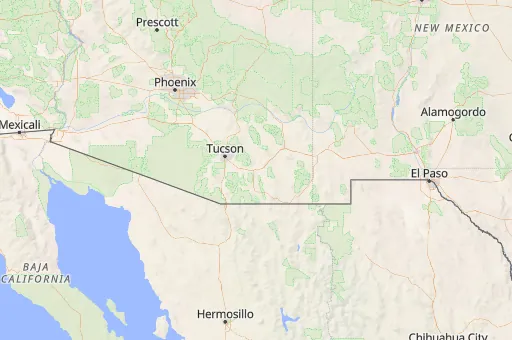 Map of Cochise County