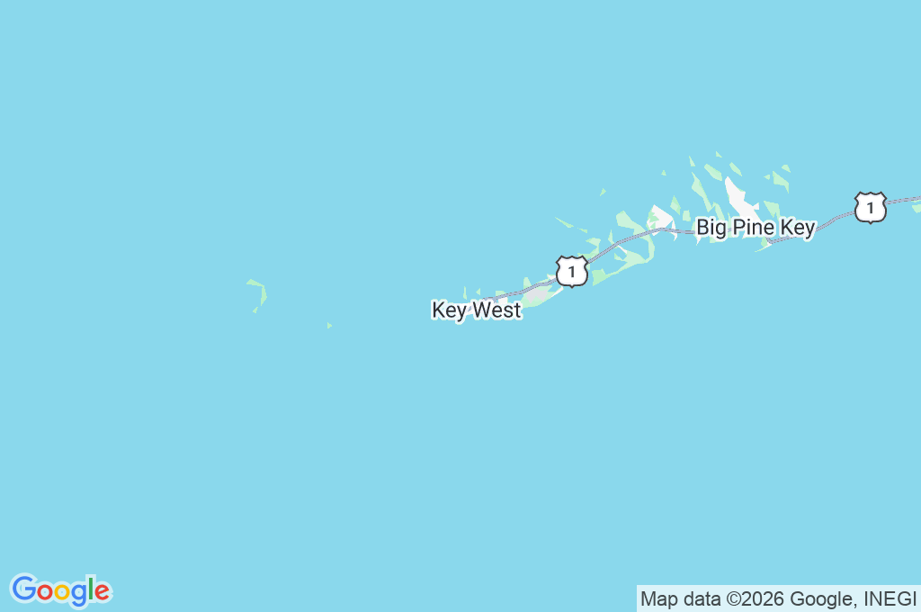 Duval Street Area Map