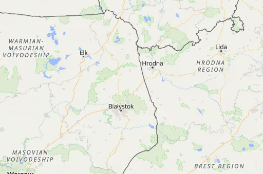 Map of Sokółka County
