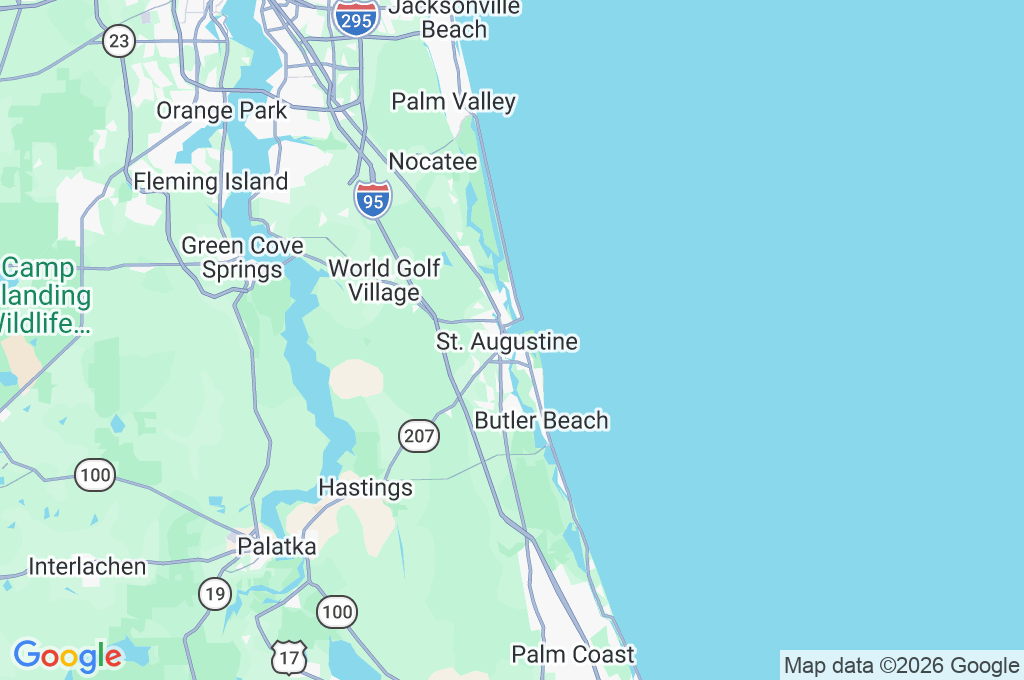 Bridge of Lions Area Map