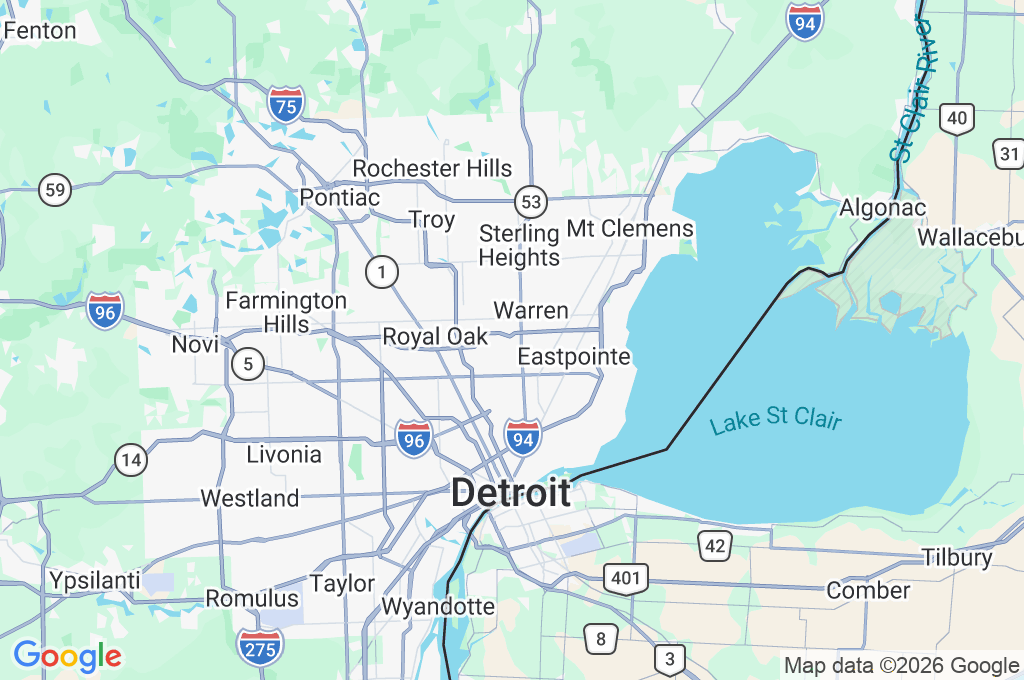 Warren Area Map
