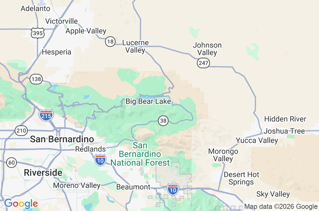 Bear Mountain Area Map Bear Mountain Area Map