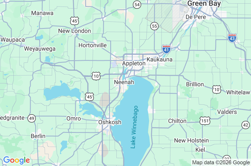 Neenah Harbor Area Map Neenah Harbor Area Map