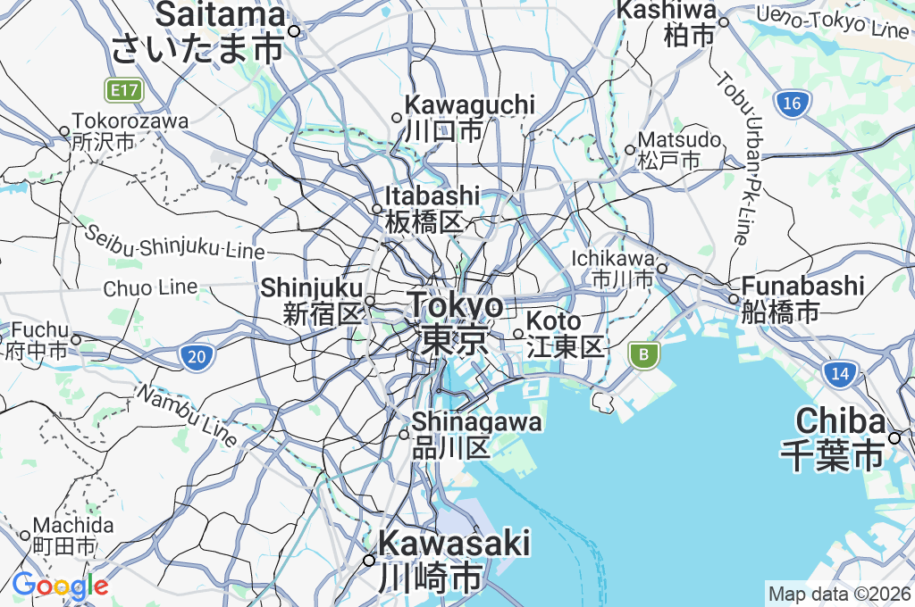 Kanda Station Area Map